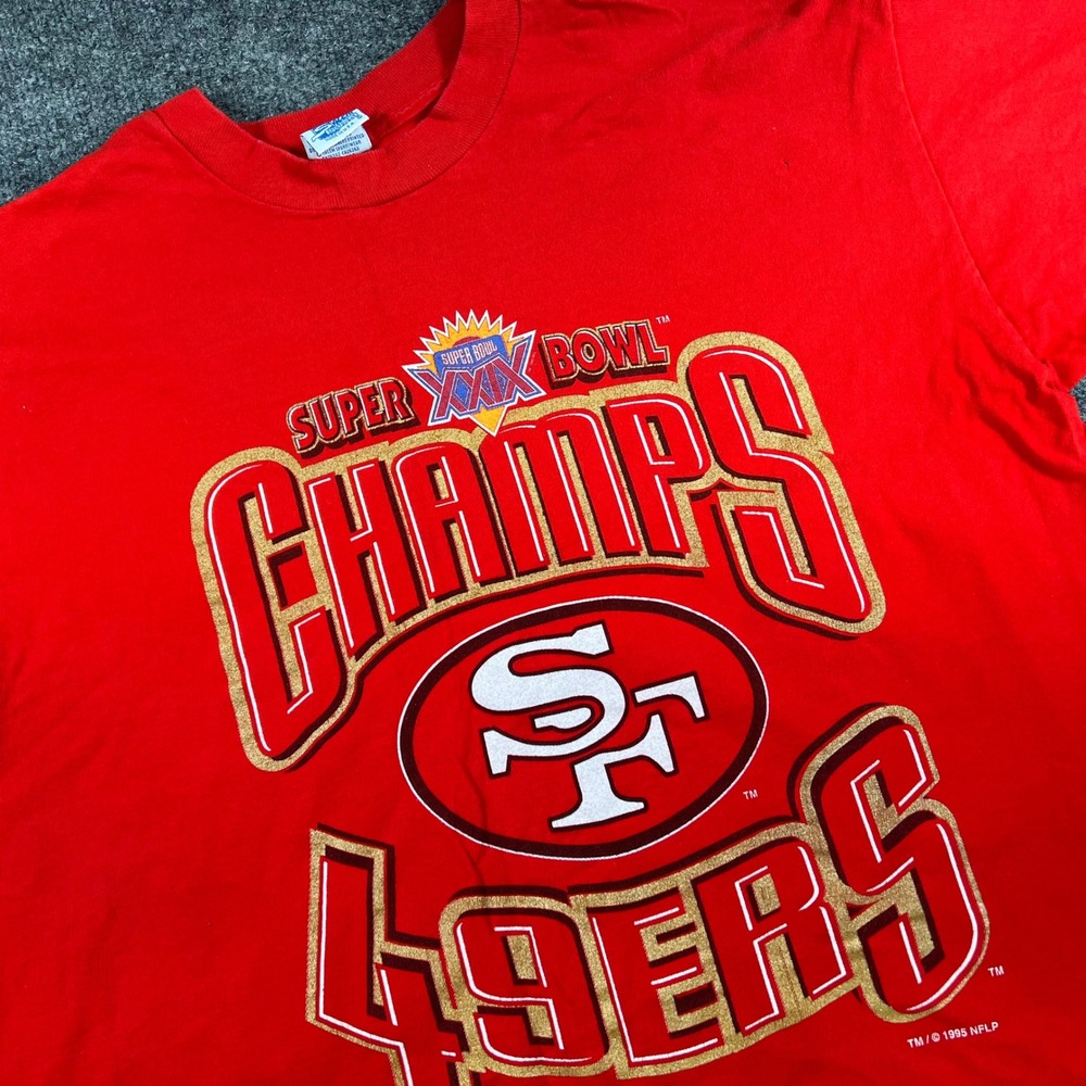 Vtg Salem Sportswear Shirt Mens XL 49ers Super Bowl XXIX Champs NFL Football 90s